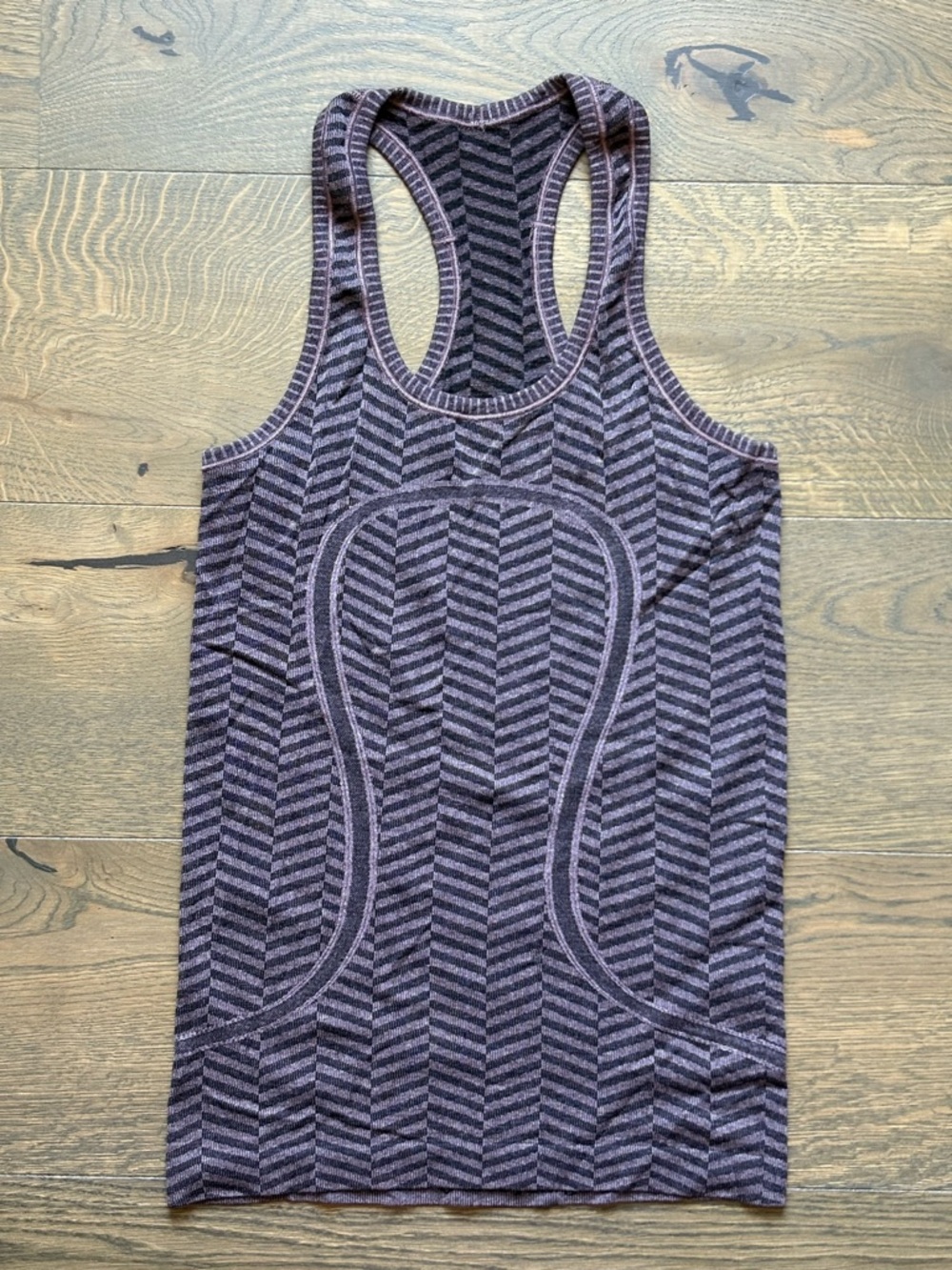 Lululemon Swiftly Tech Racerback In Heathered Black Cherry Size 2 - Picture 3 of 12